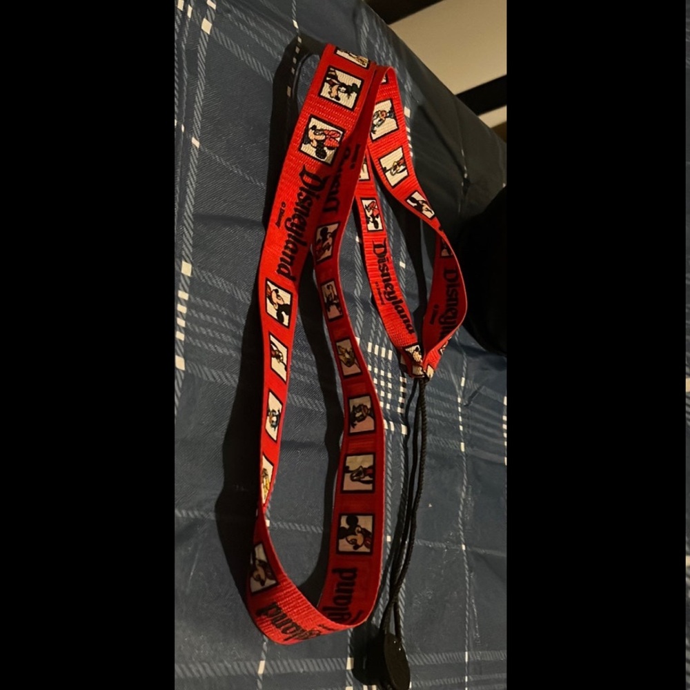 Vintage Disneyland Mickey Mouse Lanyard